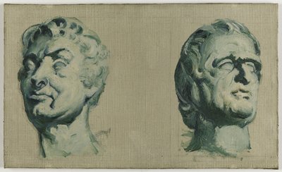 Skitse til Salon des Sciences på Hôtel de Ville i Paris: Cuvier - Lavoisier, 1890 (olie på lærred, karton) af Marchal Marchal