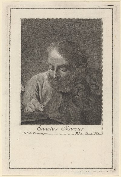 Sankt Markus af Marco Alvise Pitteri after Giovanni Battista Piazzetta