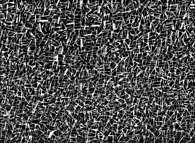 Texture, 2017 (blæk på ingres-papir) af Marco Campedelli