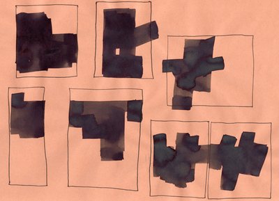 Uden titel, 2014 (grafit og blæk på papir) af Marco Campedelli