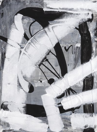 Uden titel, 2023 (akryl på lærred) af Marco Campedelli