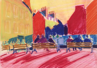 Abbey Churchyard, Bath af Marco Cazzulini