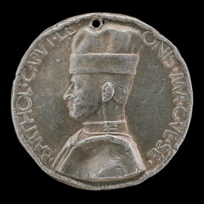 Bartolommeo Colleone af Bergamo, 1400-1475, Condottiere [forside], 1454 eller senere. af Marco Guidizani