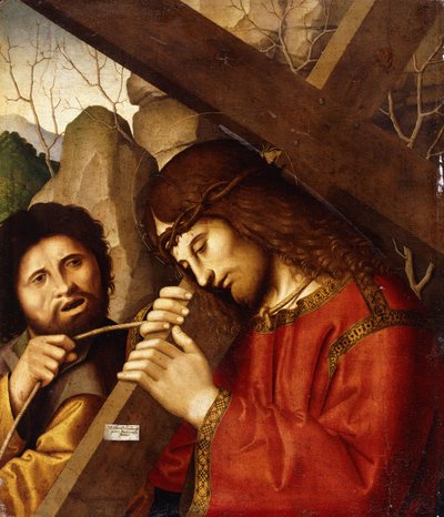 Kristus bærer korset, af Marco Palmezzano