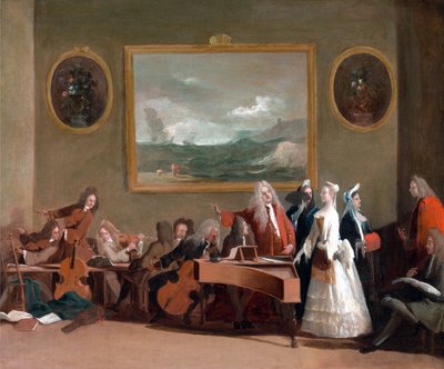 Prøve på en opera af Marco Ricci