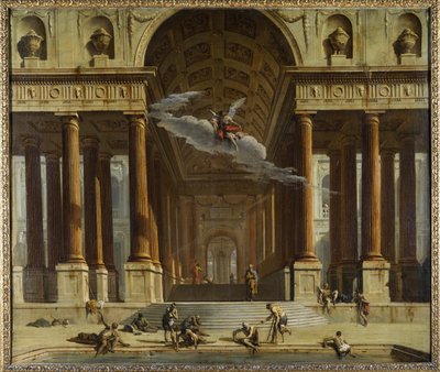The Pool of Siloam, ca. 1711-16 (olie på lærred) af Marco Ricci