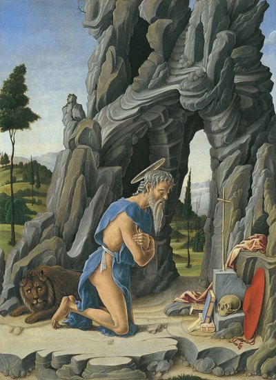 Sankt Hieronymus i ørkenen af Marco Zoppo
