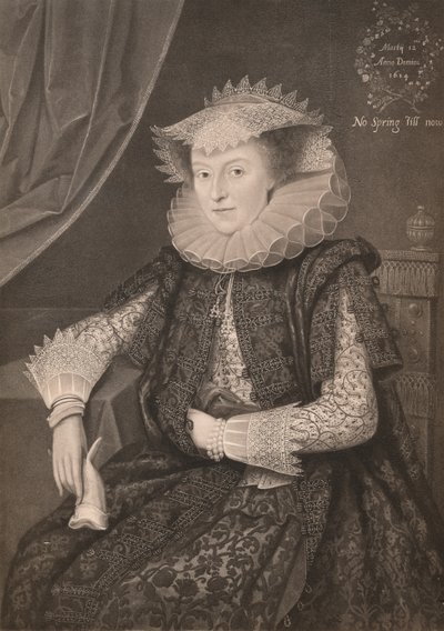 Mary Sidney, grevinde af Pembroke, 1614, 1904 af Marcus Garret Gheeraerts the Younger