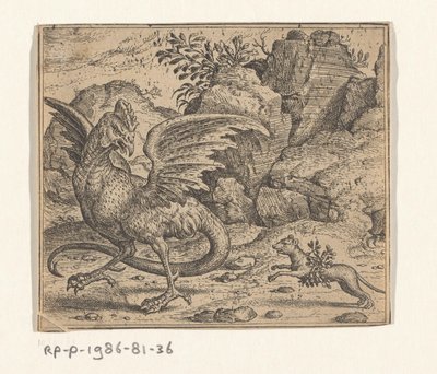 Fabel om basilisken og væselen af Marcus Gheeraerts (I)