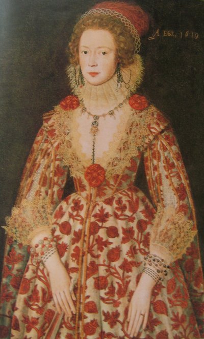 Portræt af en ung dame af Marcus Gheeraerts the Younger