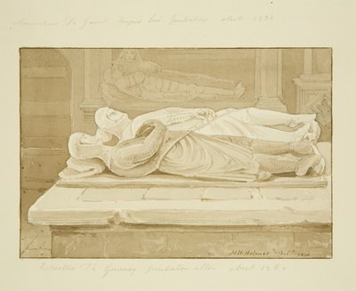 Monument of de Gournay and Gaunt i East End af South Aisle of St Mark