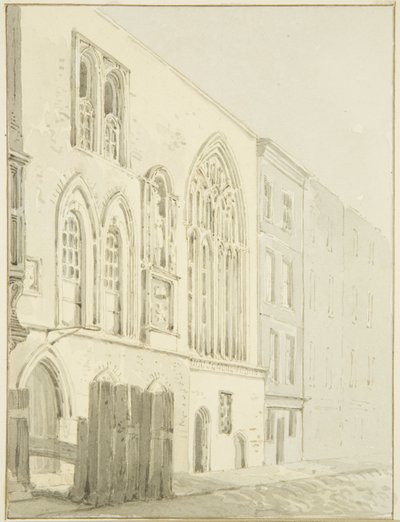 The Old Guildhall (blyant og akvarel på papir) af Marcus H. Homes