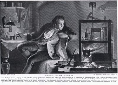 James Watt and the Steam-Engine, illustration fra 