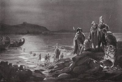 Oligarkernes tilbagevenden til Samos (litografi) af Margaret (after) Dovaston