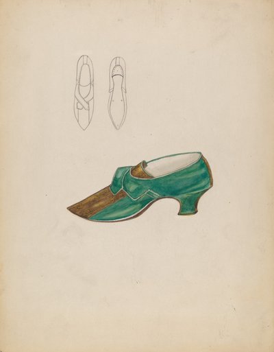 Hjemmesko, ca. 1936. af Margaret Concha