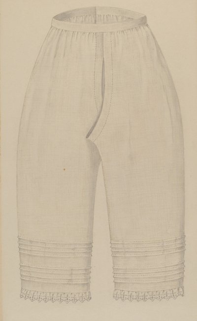 Kvindeskuffer, ca. 1937. af Margaret Concha