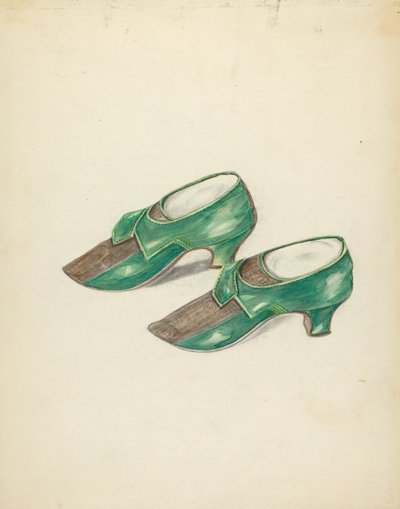 Kvindesko, ca. 1940. af Margaret Concha