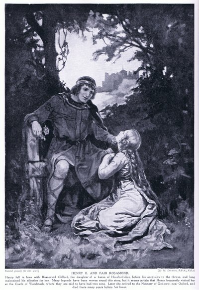 Henrik II og den smukke Rosamund af Margaret Dovaston
