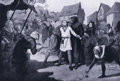 Richards side vækker mistanke på markedspladsen i Erdburg AD1192 af Margaret Dovaston