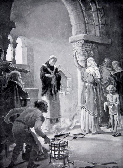 The Judgement of the Nine Ploughshares, illustration fra 