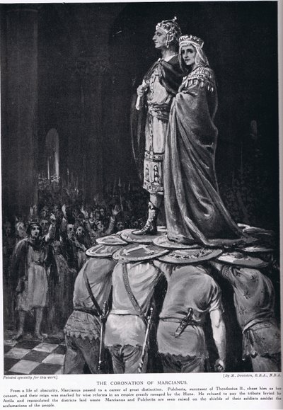 Kroningen af Marcianus af Margaret Dovaston