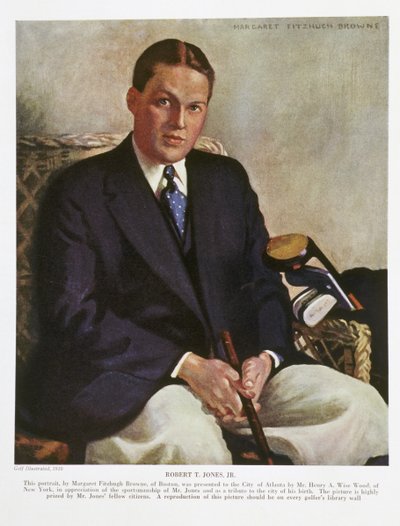 Portræt af Bobby Jones, 1930 af Margaret Fitzhugh Browne