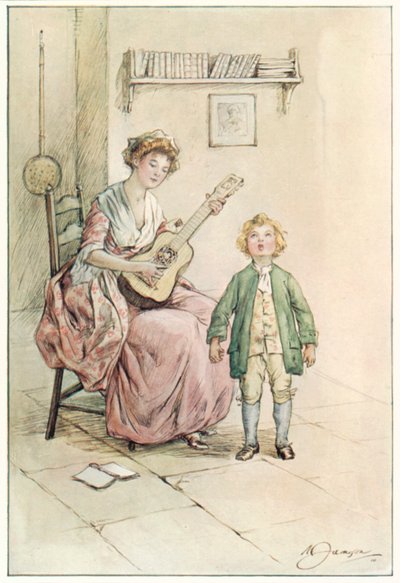The Vicar of Wakefield af Oliver Goldsmith (farvelitografi) af Margaret Jameson