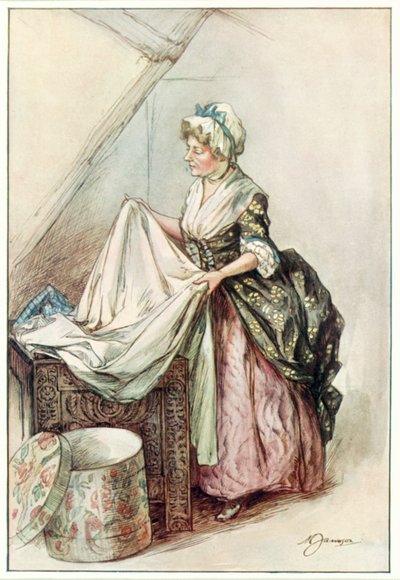 The Vicar of Wakefield af Oliver Goldsmith (farvelitografi) af Margaret Jameson