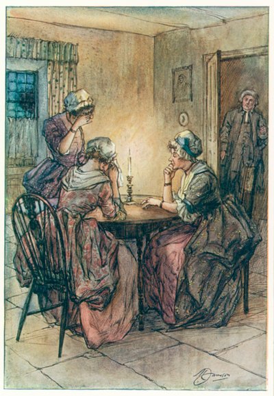 The Vicar of Wakefield af Oliver Goldsmith (farvelitografi) af Margaret Jameson