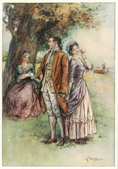 The Vicar of Wakefield af Oliver Goldsmith (farvelitografi) af Margaret Jameson