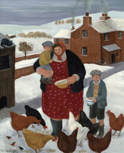 Baghaven om vinteren af Margaret Loxton
