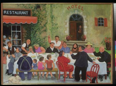 Celebration (olie på lærred) af Margaret Loxton