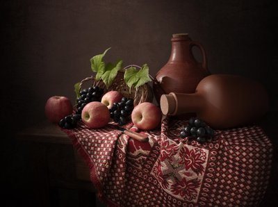 Stilleben med efterårshøst af Margareth Perfoncio
