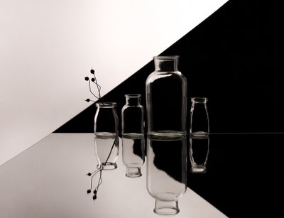 Elegante glasreflekser af Margareth Perfoncio