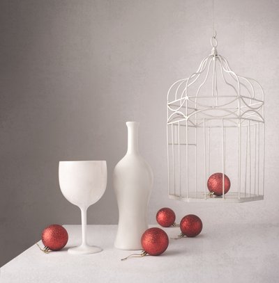 Elegant jule-stilleben af Margareth Perfoncio