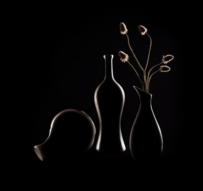 Elegante stillebenssilhuetter af Margareth Perfoncio