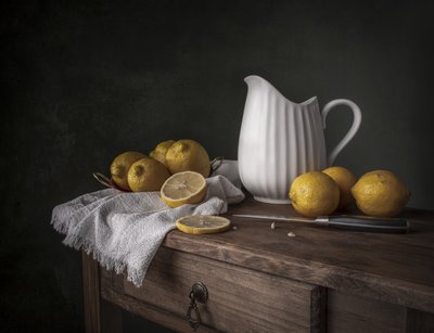 Friske citroner på træ af Margareth Perfoncio