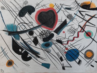 Strings of my heart, 2020 (pastel) af Margo Starkey
