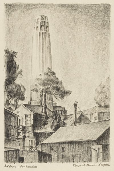 Coit Tower, San Francisco af Marguerite Redman Dorgeloh