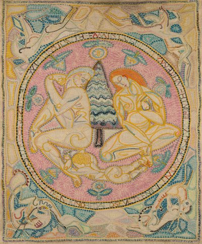 Familien (til minde om en sommer i de hvide bjerge) af Marguerite Zorach