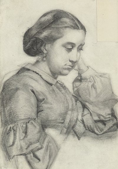 Buste af en ung dame af Marià Fortuny Marsal