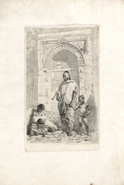 Marokkansk familie af Marià Fortuny Marsal