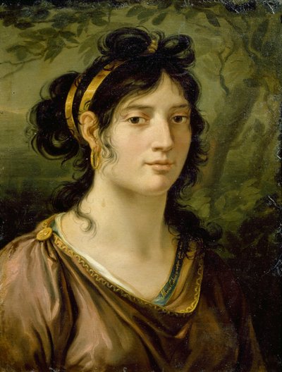 Selvportræt af Maria Callani (1778-1803) af Maria Callani