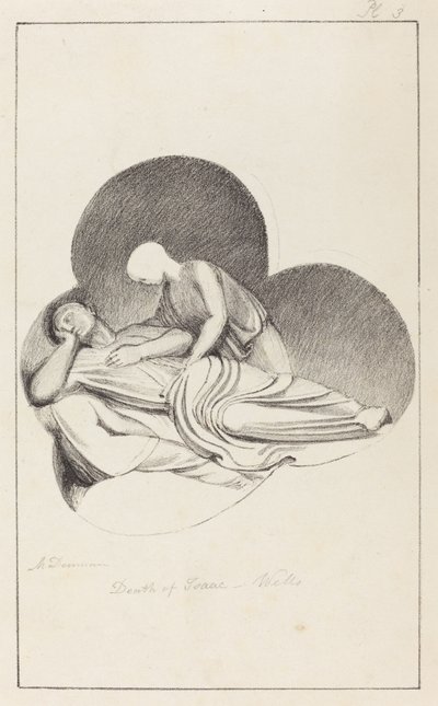 Isaacs død, fra Wells Cathedral af Maria Denman after John Flaxman