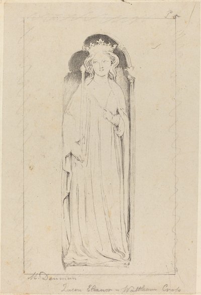 Queen Eleanor, fra Waltham Cross af Maria Denman after John Flaxman