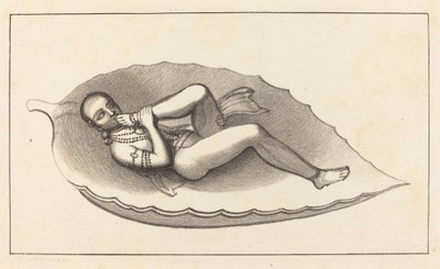 Vishnu, Brahmas skabende agent, holdning, evighedens emblem af Maria Denman after John Flaxman