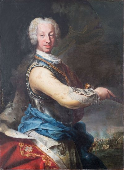 Portræt af Charles Emmanuel III af Maria Giovanna Clementi