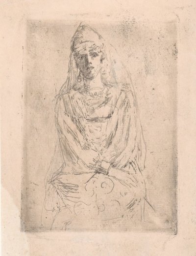 siddende kvinde af Maria Hubrecht