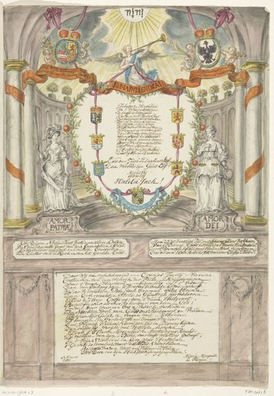Vers for prinsesse Wilhelmina på 40-års fødselsdag for prins William V, 1788 af Maria Margaretha la Fargue