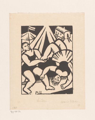 Gaukler (original titel på objekt) af Maria Uhden (signed by artist)